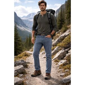 Marmot Slate Blue 5 Pocket Pants Jeans Mens 40x30 Gorpcore Relaxed Fit‎ Durable